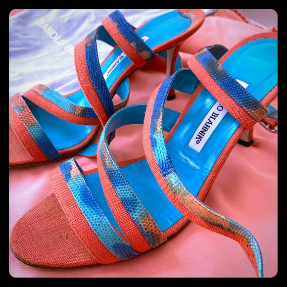 Manolo Blahnik strappy sandals - Picture 1 of 5